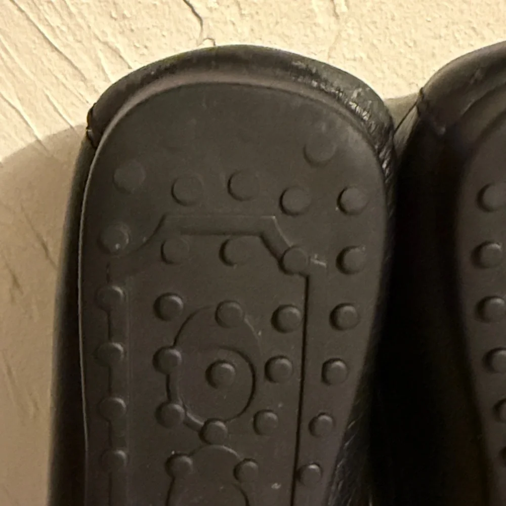 Coach Fredrick Black Leather Loafers Womens Sz‎ 7.5